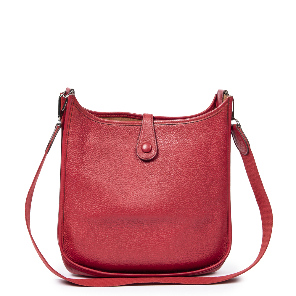Hermes Evelyne I PM in Red Togo Leather - Picture 5 of 7